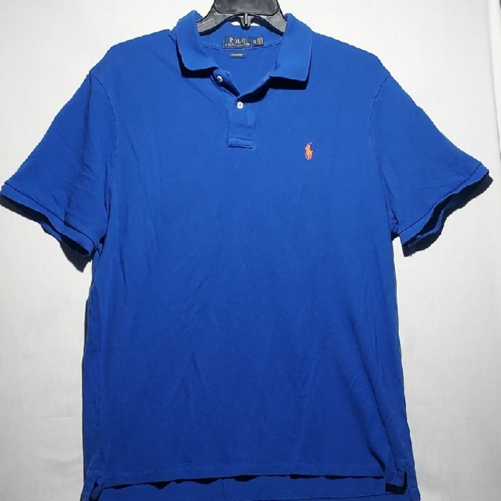 Polo by Ralph Lauren classic fit Men's Blue Polo Shirt US size XL